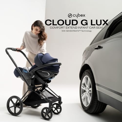 Cybex Cloud G Lux Comfort Extend Infant Car Seat - Lava Grey - Image 2