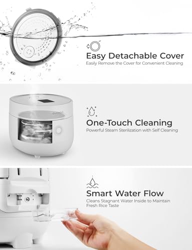 CUCKOO Modern Fuzzy Logic Rice Cooker - 6 Cup Cooked Capacity - Image 7