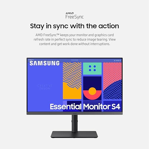 Samsung 27-Inch S43GC Series Business Monitor (100Hz, IPS, AMD FreeSync) - Image 6
