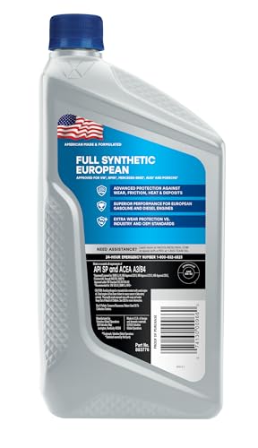 Valvoline - VV966-CS 5W-40 MST SynPower Full Synthetic Motor Oil - 1qt - Image 3