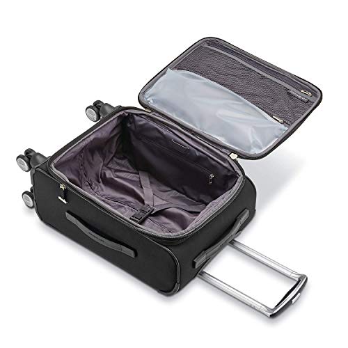 Samsonite Solyte DLX 20-Inch Carry-On Spinner Luggage in Midnight Black - Image 3