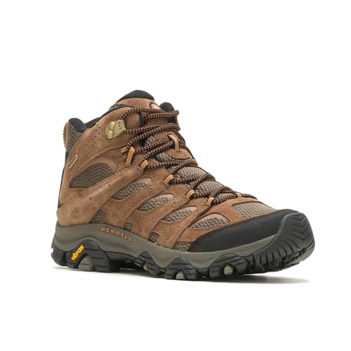 Merrell Men's Moab 3 Mid Waterproof Hiking Boot - Earth, Size 10.5 - Image 2