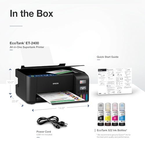 Epson EcoTank ET-2400 Wireless Color All-in-One Printer - Image 6
