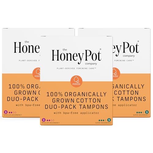The Honey Pot Company - 54 Organic Tampons for Women