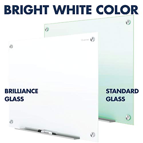 Quartet 48" x 36" Magnetic Glass Dry Erase White Board - Image 2