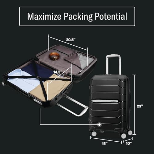 Samsonite Freeform 21-Inch Lightweight Hardside Carry-On Spinner Luggage - Image 3
