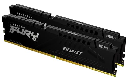 Kingston Fury Beast 32GB DDR5 6000MT/s Desktop Memory - Kit of 2