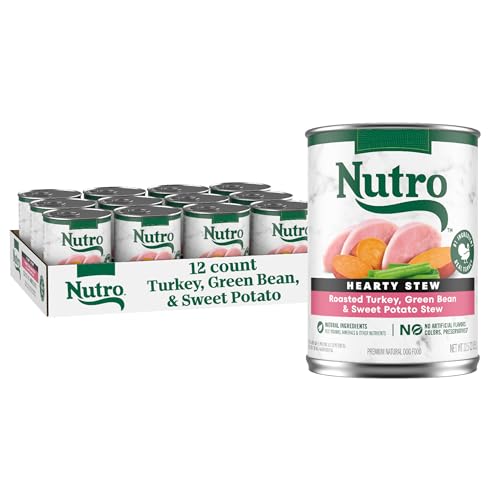 Nutro Hearty Stew Cuts in Gravy Adult Wet Dog Food Turkey Recipe