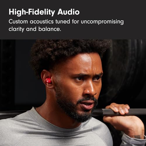 Beats Solo Buds - Transparent Red | Wireless Bluetooth Earbuds with 18-Hour Battery Life - Image 2