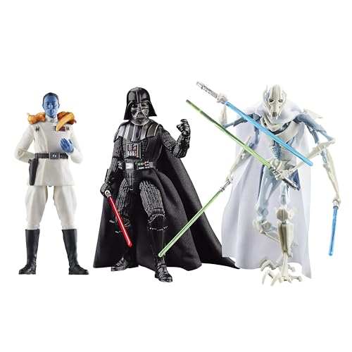 STAR WARS Black Series 3-Pack Darth Vader, Thrawn, & Grievous Collectibles