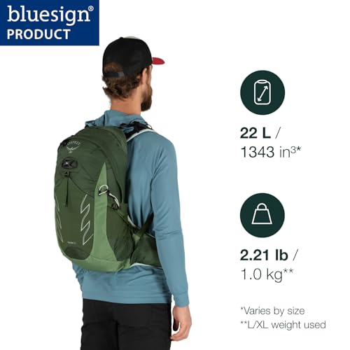 Osprey Talon 22L Men's Hiking Backpack - Stealth Black - Image 2