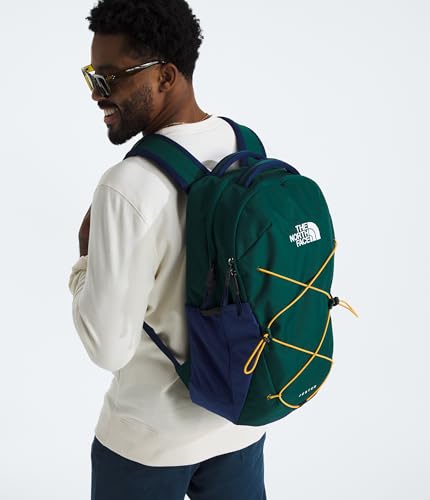 The North Face Jester Laptop Backpack in Hunter Green/Eagle Blue - Image 5