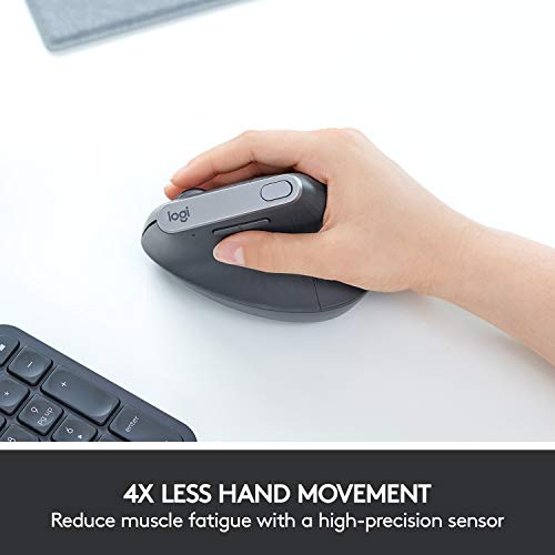 Logitech MX Vertical Wireless Mouse – Ergonomic & Muscle-Strain-Free Design - Image 5