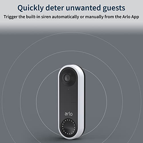 Arlo Essential Wired Video Doorbell - Night Vision & 2-Way Audio - Image 8