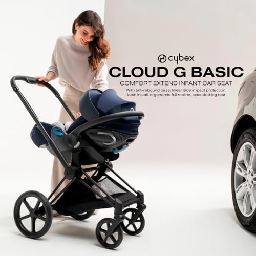 Cybex Cloud G Comfort Extend Infant Car Seat - Ocean Blue - Image 2
