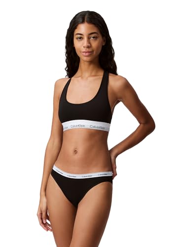 Calvin Klein Modern Cotton Unlined Wireless Bralette - Black, Small