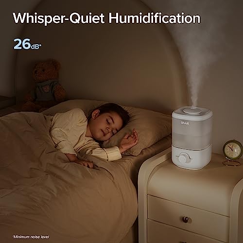 LEVOIT 2.5L Top-Fill Quiet Cool Mist Humidifier for Large Rooms - Image 6