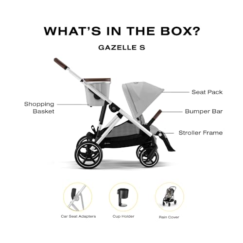 Cybex Gazelle S Modular Double Stroller with 20+ Configurations - Image 3