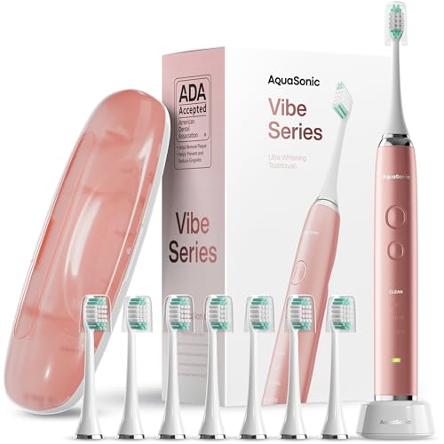Aquasonic Vibe Series Ultra-Whitening Electric Toothbrush