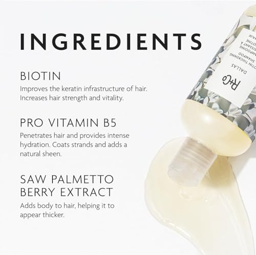 R+Co Dallas Thickening Shampoo - Biotin Infused, Vegan, Cruelty-Free - Image 3