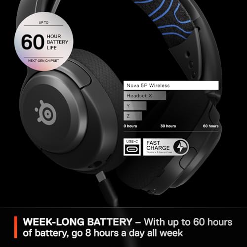 SteelSeries Arctis Nova 5P Wireless Multi-System Gaming Headset - Image 5