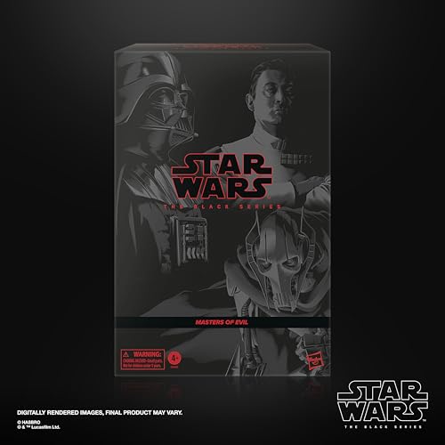 STAR WARS Black Series 3-Pack Darth Vader, Thrawn, & Grievous Collectibles - Image 2
