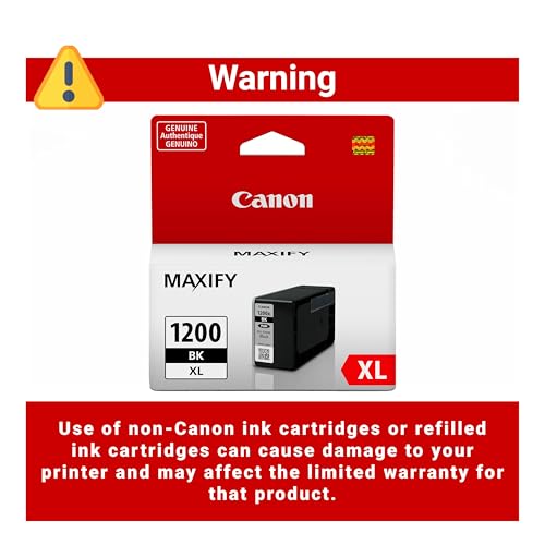 Canon PGI-1200XL Genuine Pigment Black Ink Tank - Image 4