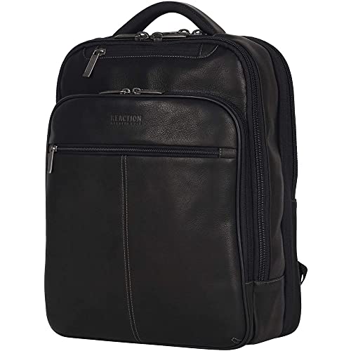 Kenneth Cole Reaction Leather 16" Manhattan Slim Laptop Travel Backpack - Image 3