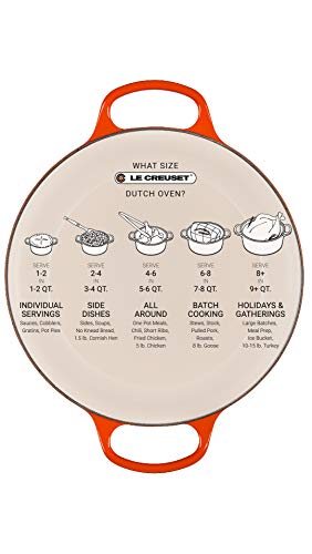 Le Creuset 7.25 qt. Cast Iron Dutch Oven - Cerise - Image 8