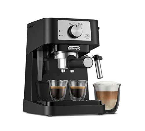 De'Longhi Stilosa Manual Espresso Machine with 15 Bar Pump and Milk Frother
