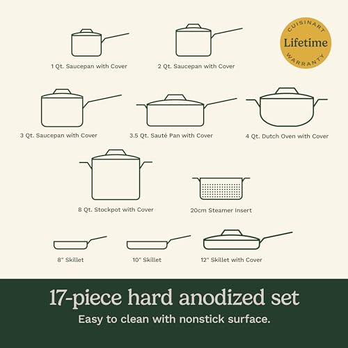 Cuisinart Chef's Classic 17-Piece Nonstick Cookware Set - Image 5