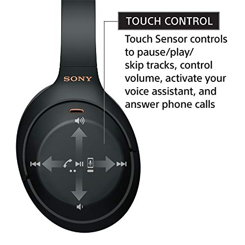 Sony WH-1000XM4 Wireless Noise-Canceling Headphones - Black - Image 5