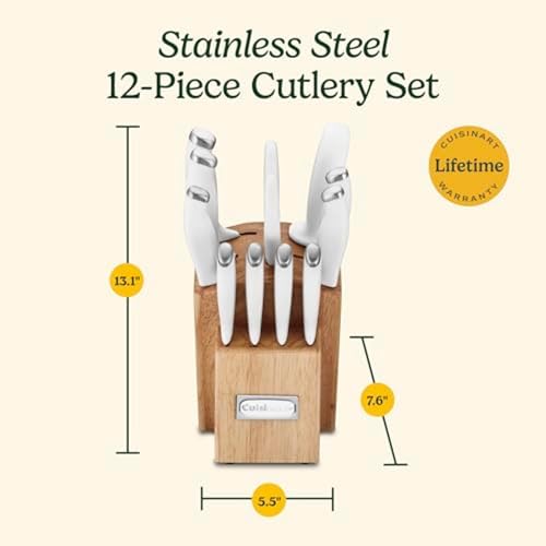 Cuisinart 12pc Stainless Steel Knife Block Set - Image 6
