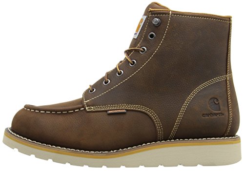 Carhartt Men's Waterproof Moc Toe Work Boot - Brown - Image 10