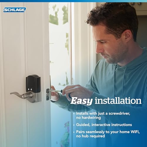 Schlage Encode WiFi Latitude Lever Smart Lock - Keyless Entry - Image 8