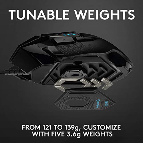 Logitech G502 HERO Wired Gaming Mouse with HERO 25K Sensor - Image 3
