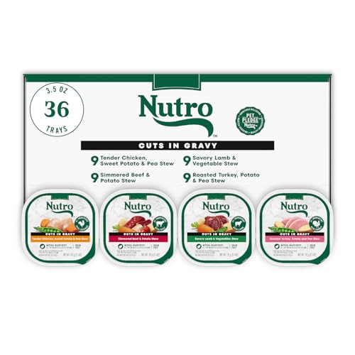 Nutro Natural Choice Cuts in Gravy Wet Dog Food Variety Pack