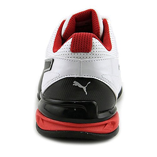 PUMA Men's Tazon 6 FM Shoes in White/Silver - Image 4