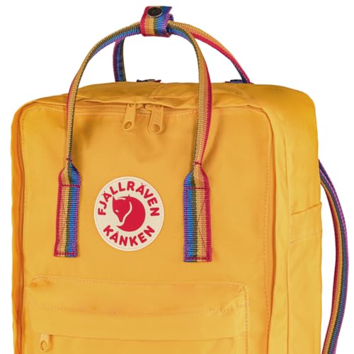 Fjällräven Kånken Rainbow Backpack - Warm Yellow/Rainbow, Adult Size - Image 3