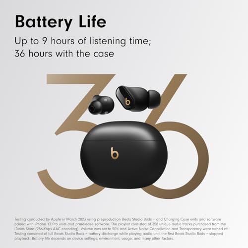 Beats Studio Buds + Black/Gold | True Wireless Noise Cancelling Earbuds - Image 3