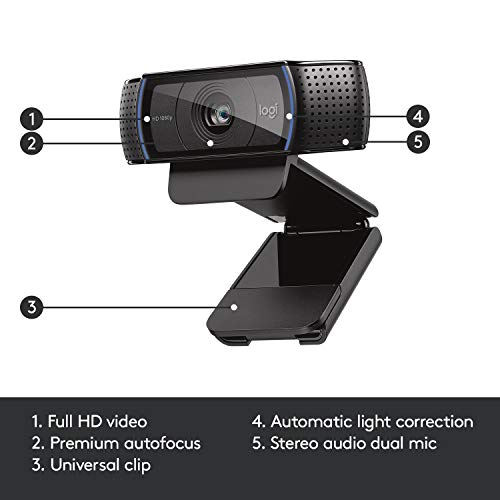 Logitech HD Pro Webcam C920 - Full HD 1080p Video Calling & Recording - Image 6