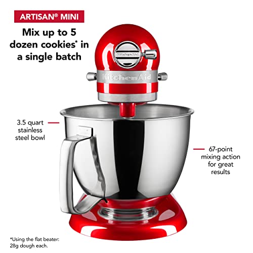 KitchenAid Artisan Mini Stand Mixer - Candy Apple Red - Image 4