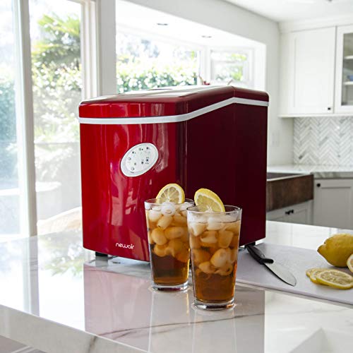 Newair Bullet Ice Machine - 28 lbs/Day Portable Ice Maker in Red - Image 9
