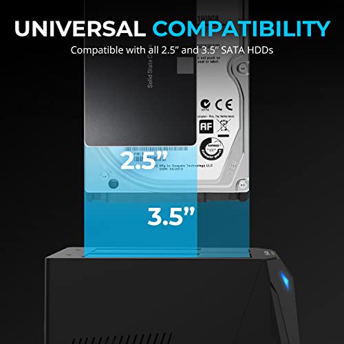 Sabrent USB 3.0 Dual Bay Hard Drive Docking Station - Image 2