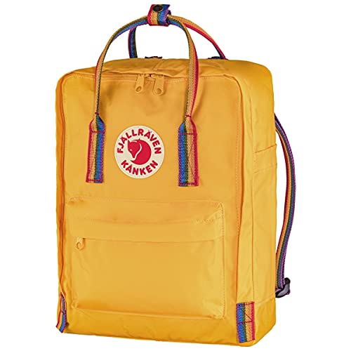 Fjällräven Kånken Rainbow Backpack - Warm Yellow/Rainbow, Adult Size
