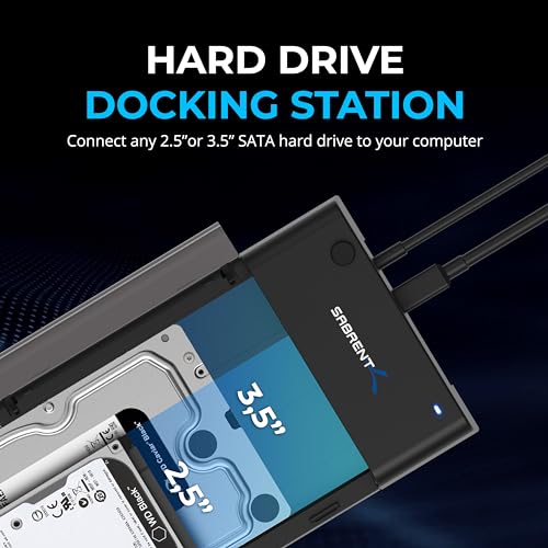 Sabrent USB 3.0 to SATA Hard Drive Docking Station - Image 2