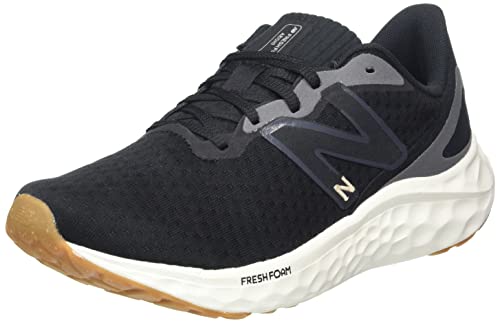 New Balance Women's Fresh Foam Arishi V4 Running Shoe - Black/Light Gold Metallic/Gum
