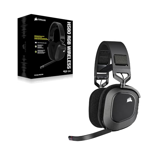 CORSAIR HS80 Wireless Gaming Headset with Dolby Atmos - Image 8