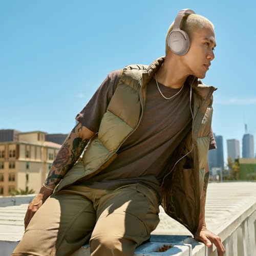 Bose QuietComfort Wireless Bluetooth Headphones, Sandstone - Image 3