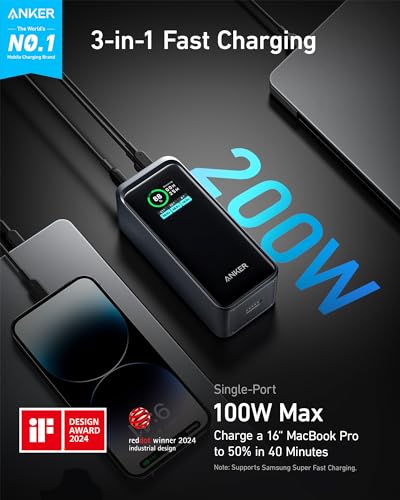 Anker Prime 200W Power Bank with 100W Fast Recharge - Image 2